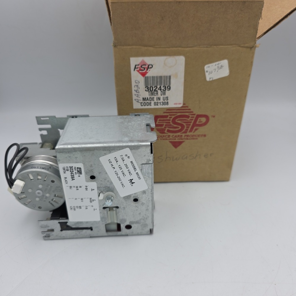 302439 FSP Whirlpool Dishwasher Timer  Model M520- FREE SHIPPING